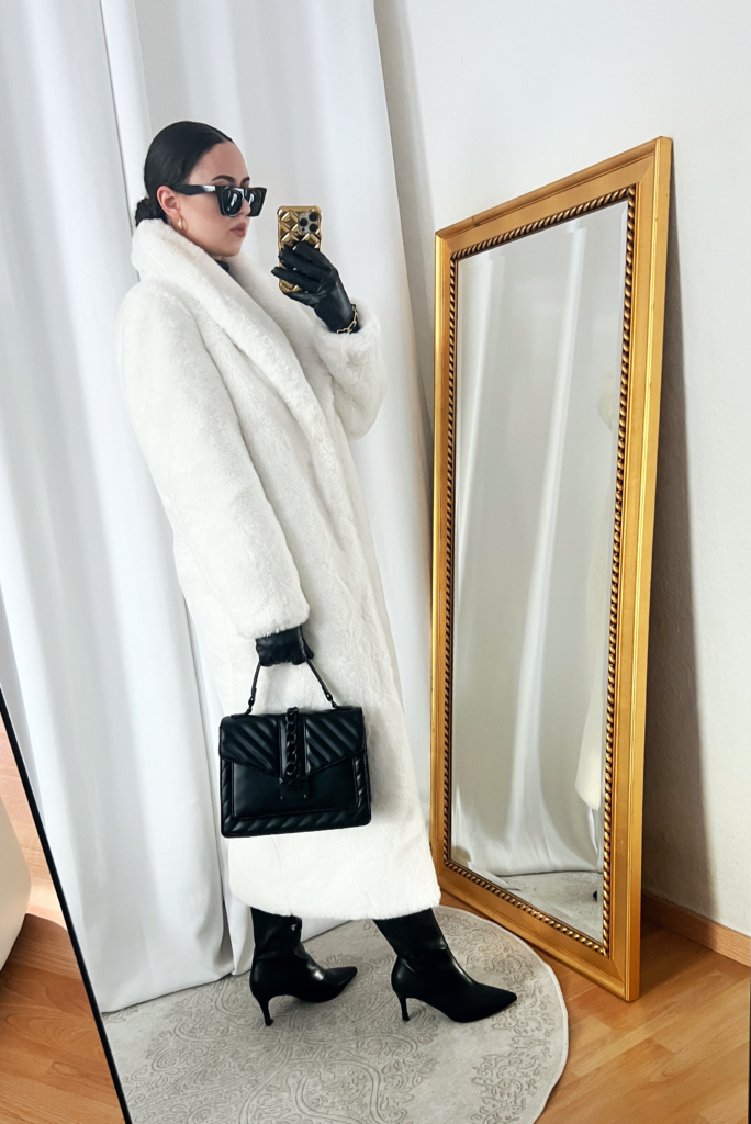 White Fur Coat Outfit 2 png