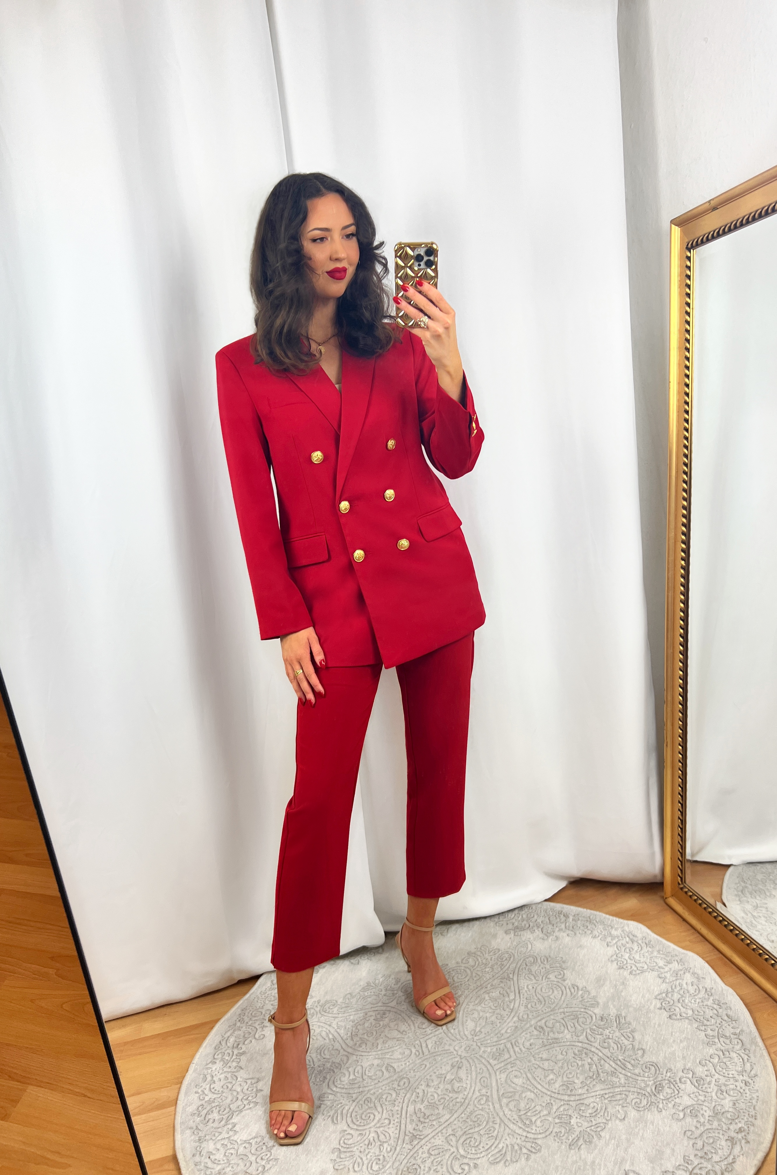 Red Suit Outfit